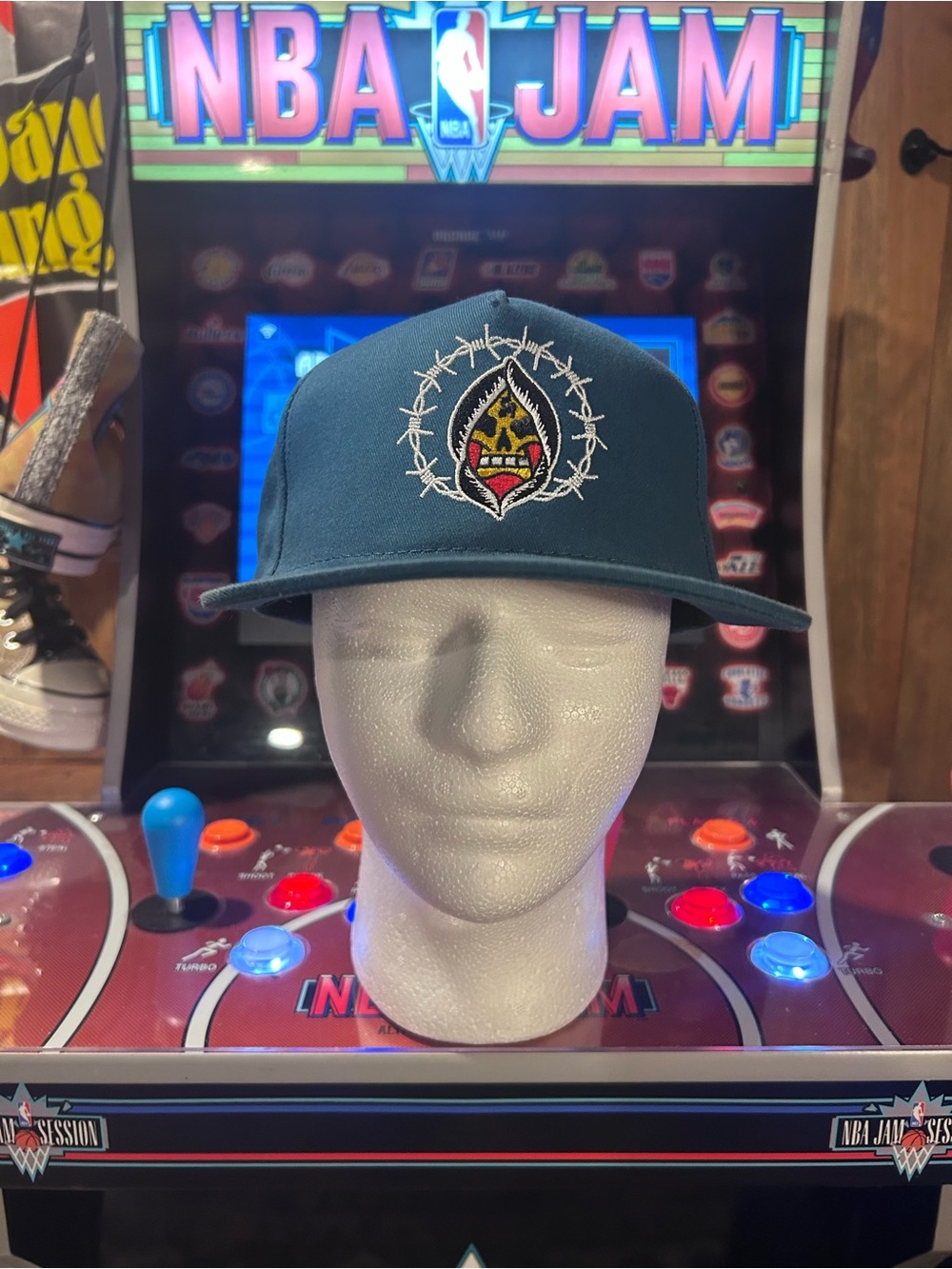Embroidered Snapback Hat